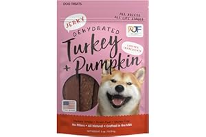 Pet Jerky Factory Premium Turkey and Pumpkin 5 oz. Dog Jerky Treats | 100% Human Grade | USA Made | High Protein | Grain Free | Limited Ingredients | No Filler | BHA-BHT Free | Soft-Tender