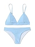 SOLY HUX Women's Seam Detail Straps Padded Triangle