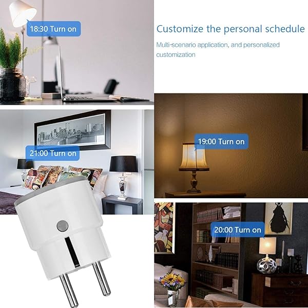 Smart Home Plug Freisprech Sprachsteuerung kann Ihre Elektronik einfach ein  und ausschalten Support Alexa Google Home