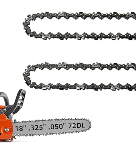 8TEN Vollmeißel Sägekette 50,8 Cm – .063 3/8 72 DL Für Stihl MS 270, Husqvarna 465 & Mehr