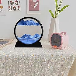 rysnwsu 3D Dynamic Sand Art Liquid Motion, Moving
