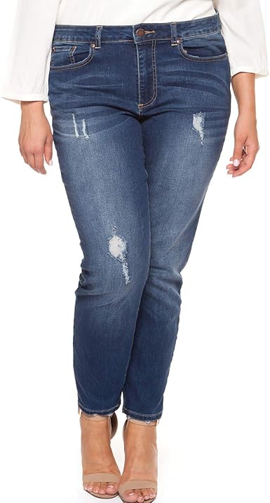 medium blue jeans womens