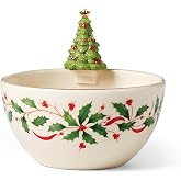 Lenox 893505 Holiday Tree Bowl, Christmas Hosting