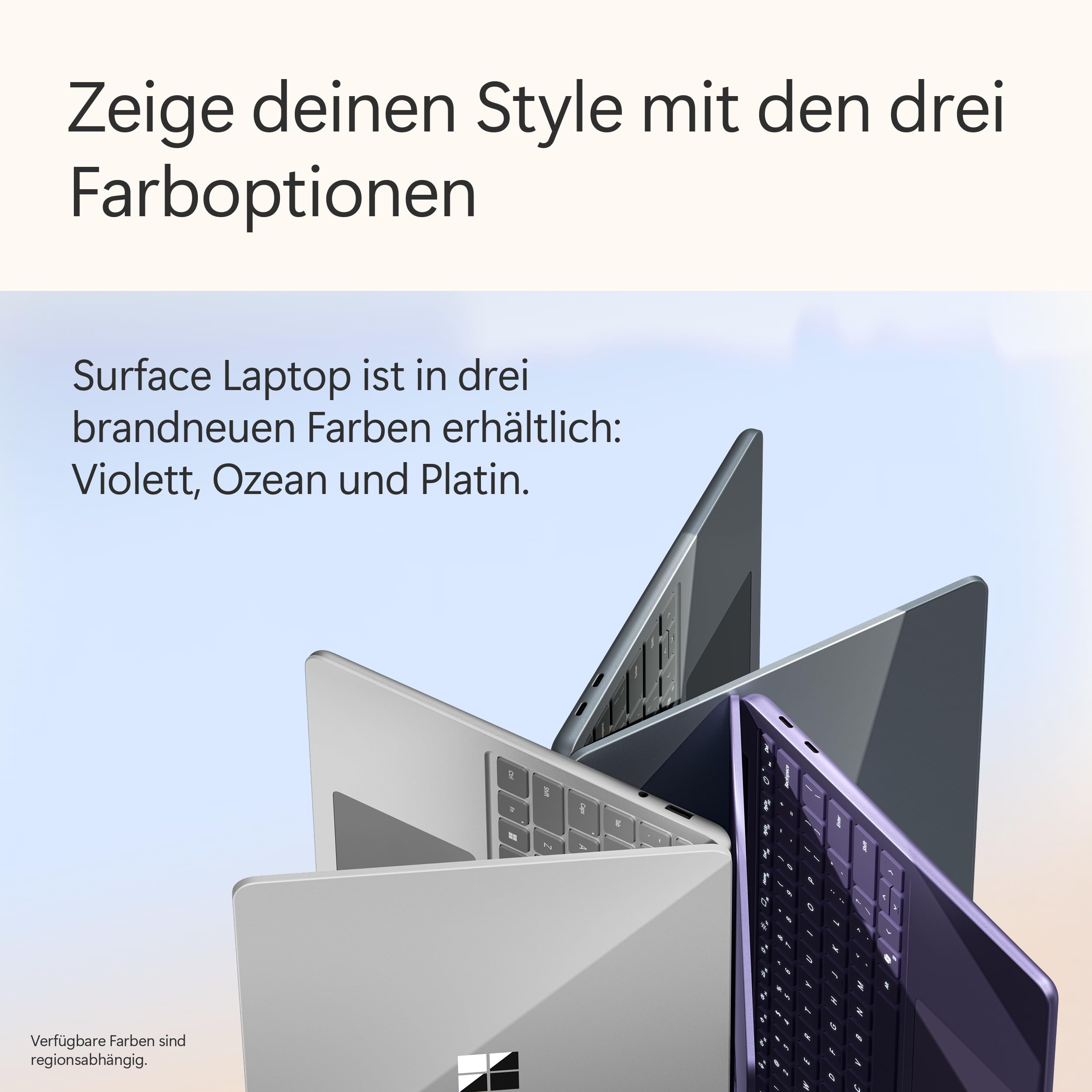 Microsoft Surface Laptop | Copilot+ PC | 13” LCD Touchscreen | Snapdragon® X Plus | 16GB RAM | 512GB Speicher | Neuestes Modell | Platin 5