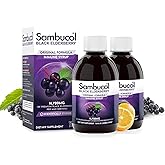 Sambucol Black Elderberry Syrup - Black Elderberry Liquid, Immune Support for Kids and Adults, High Antioxidants, Gluten Free - Original Formula - 7.8 Fl Oz, 2-Pack