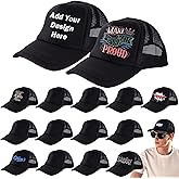 LYDTICK 15 Pack Trucker Hats Bulk Sublimation Blanks Wholesale Mesh Baseball Cap DIY Custom Hats for Men Women