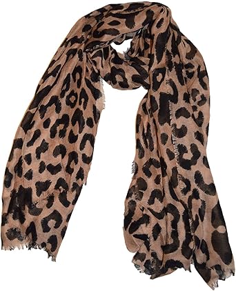 Ladies leopard print scarf Clearance