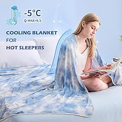 EMME Cooling Blanket Twin Size (60"x80"), Q-Max 0.5