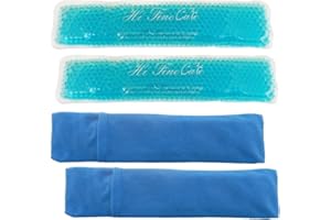 HI FINE CARE Perineal Cooling Pad, Postpartum Cold Packs Gel Bead Ice Pack Cold Therapy for Women After Pregnancy and Delivery, Gift for New Mom, 2 Ice Pack and 2 Cover (Blue)