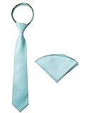 Spring Notion Boys' Satin Zipper Necktie and