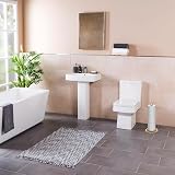 OBODING Gold Free Standing Toilet Roll Holder 3 Rolls Sturdy Rust-Resistant view 4