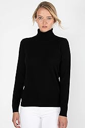 JENNIE LIU Women's 100% Pure Cashmere Long Sleeve