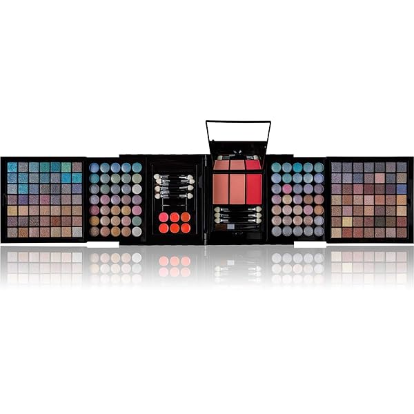 SHANY ALL IN ONE HARMONY MAKEUP SET – ULTIMATE COLOR COMBINATION – EYESHADOWS, BLUSH POWDER, LIP-GLOSS LIPSTICK, MINI MAKEUP BRUSHES, MAKEUP APPLICATORS, HOLIDAY GIFT IDEA – NEW EDITION