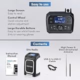 DigiFunk Site Radio USB Rechargeable DAB+ FM Bluetooth IP65 Tough Build view 7