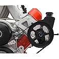 ICT Billet LS Heavy Duty Truck Power Steering Bracket Kit for Saginaw Pump Relocation for Swap Vehicles Compatible with LS Truck and Chevy Camaro SS LS3 L99 Crank Pulley LQ4 LQ9 L33 551321-LS01-3