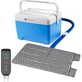 Kokoslo Ice Machine for Knee After Surgery with Programmable Timer, XL Pad | FSA Eligible HSA, Knee Ice Machine, with Temperature Display, 9-QT Hard Cooler. ACL/TKR/Sports injuries, Reduce Swelling