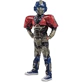 Disguise Boys' Orion Transformers One Costume, Official Transformers Animated Movie Optimus Muscle Costume for Kids