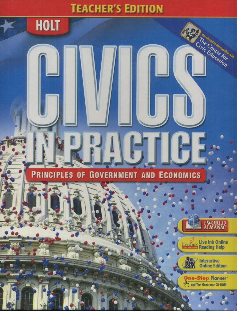 Holt Civics In Practice Principles Of Government And Economics Teacher S Edition Massing Gregory I 9790030429841 Books