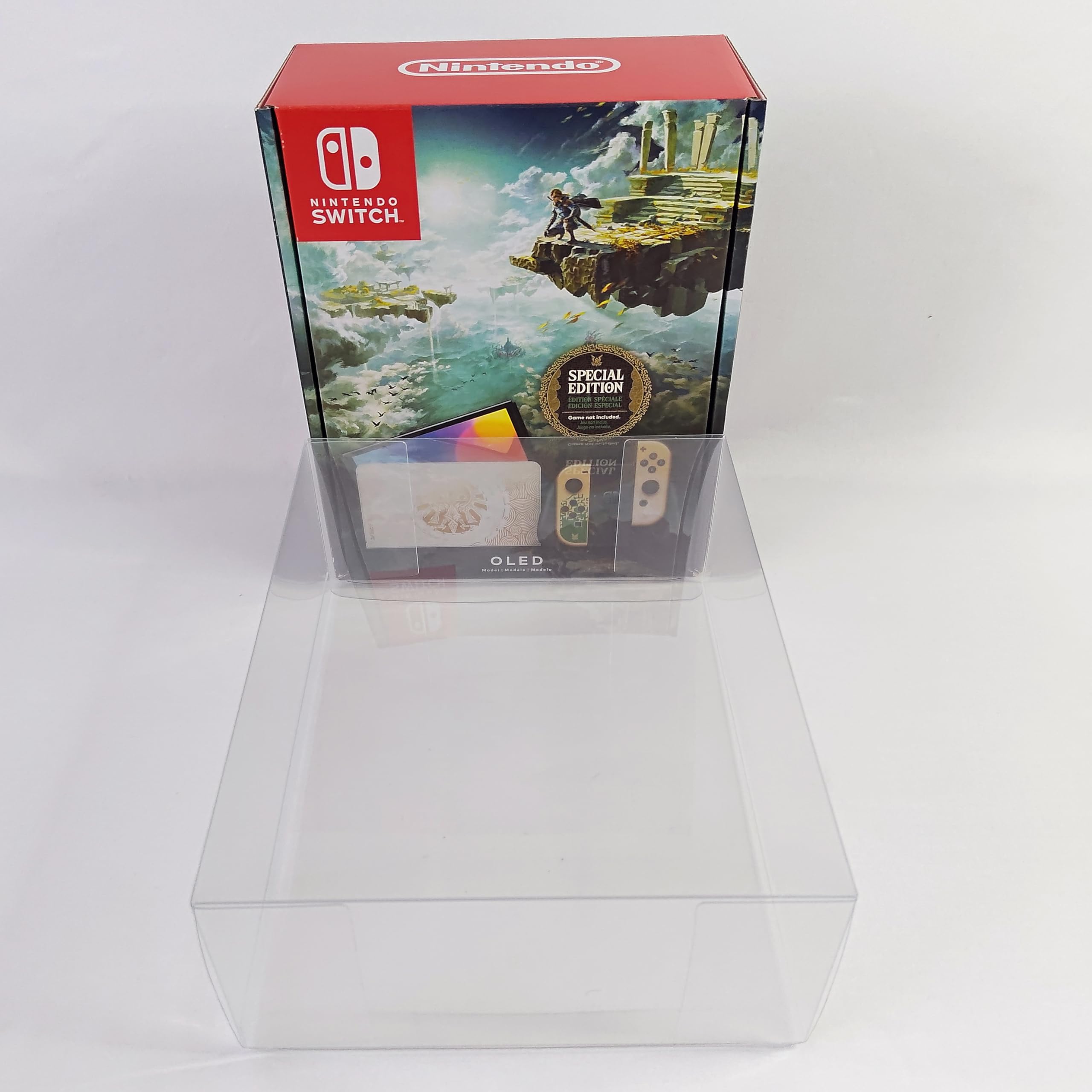 OLED Nintendo Switch Box Protector Display Case PET Plastic .5MM Thick