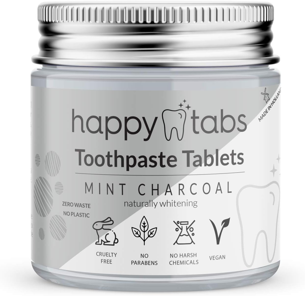 Happy Tabs Toothpaste Tablets Innovative Toothpaste Peppermint
