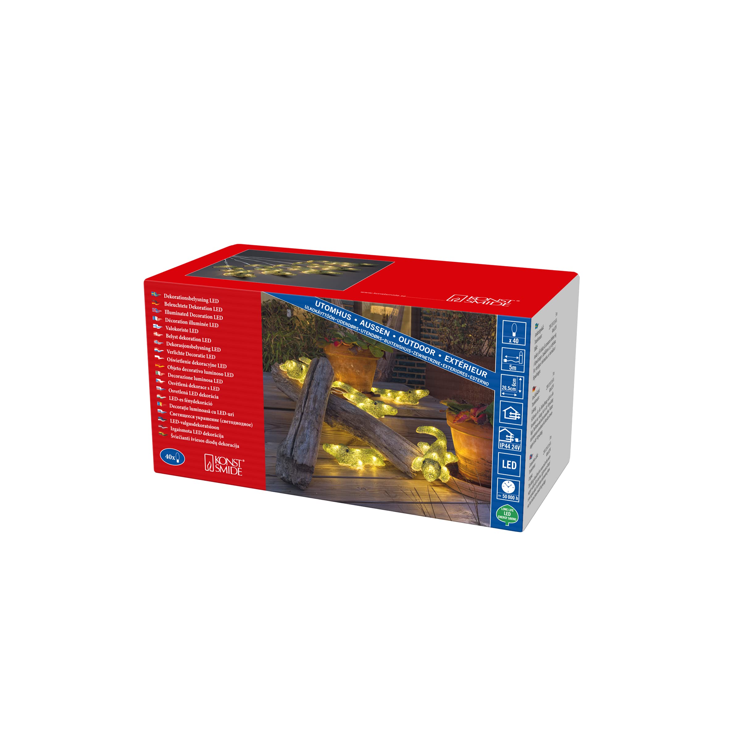 Konstsmide Outdoor Party Acrylic, Green, One Size (6293-103EE) — image 1