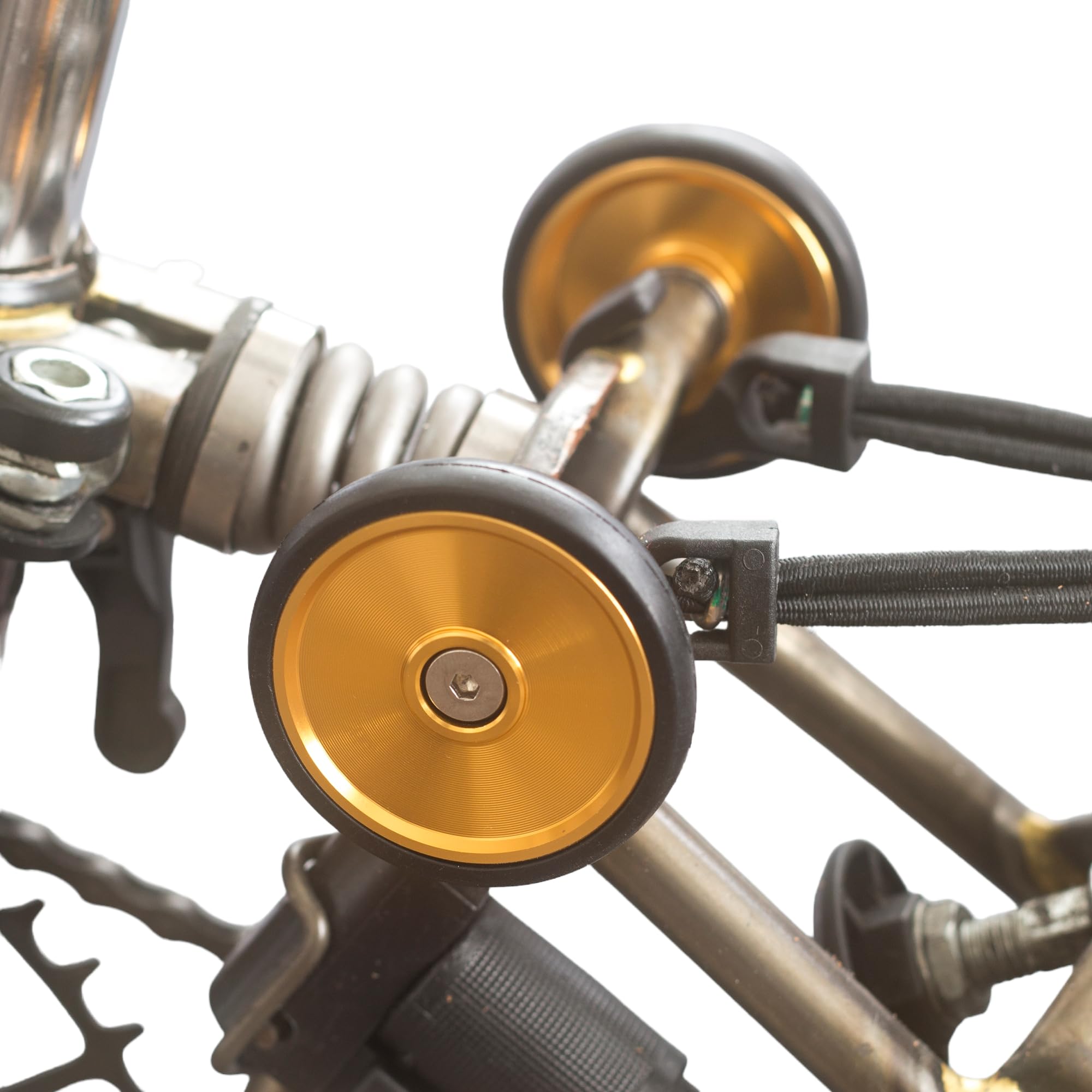 55mm Lightweight Easy Wheels For BROMPTON folding bike GOLD