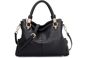 Kattee Soft Women Genuine Leather Purses and Handbags Satchel Tote Shoulder Bag