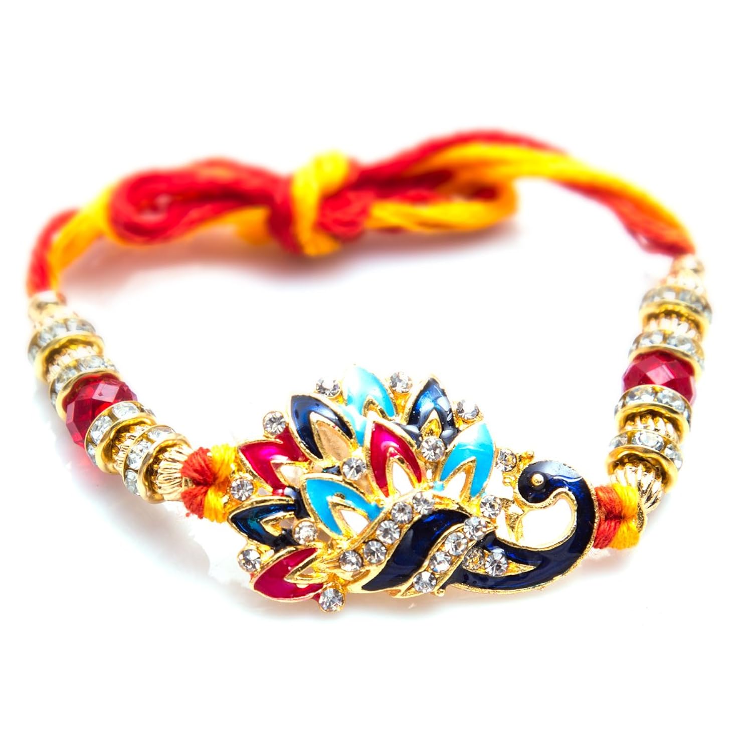 o the nines elegant rakhi for beloved brother (pack of 2)