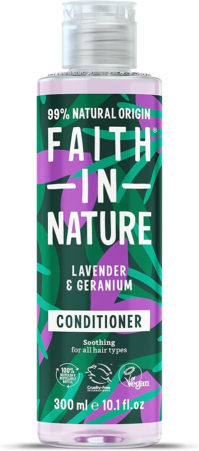 Faith In Nature Lavender Geranium Conditioner 300ml Vegan Cruelty Free