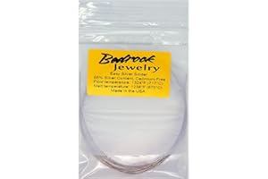 BEDROCK JEWELRY Plumb Silver Jewelry Solder Easy, Medium or Hard … (Easy Solder) / Plomada para joyería de plata Soldadura fácil, media o dura ... (Soldadura fácil)
