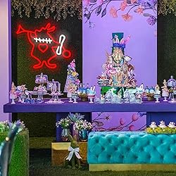 Tiabuy Alice in Wonderland Rabbit Neon Signs for