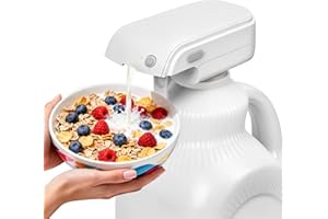 LIVSGNISTA Upgraded Magic Tap Automatic Drink Dispenser - USB Rechargeable, Easy-Clean Design - Hands-Free Beverage Dispenser for Fridge - Perfect for Milk, Juice, Water