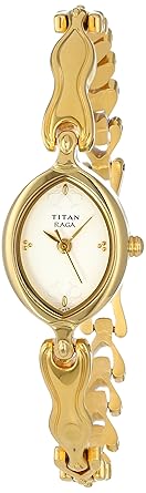 Raga Analog White Dial Women's Watch -NE2370YM03