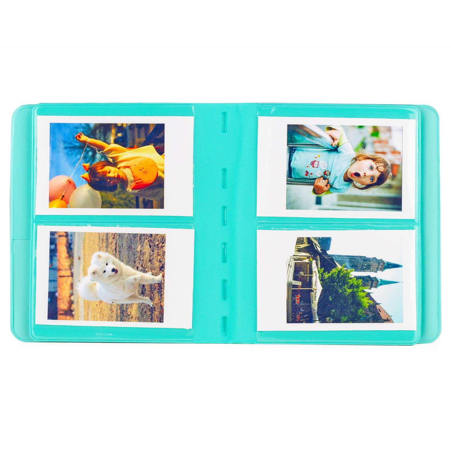 Ablus 64 Pockets Photo Album for Fujifilm Instax Mini 11 90 70 50S 26 25 9 8 8+ 7S Instant Camera, Polaroid Snap Z2300 PIC-300P Film & Kpop Photocards(Mint)