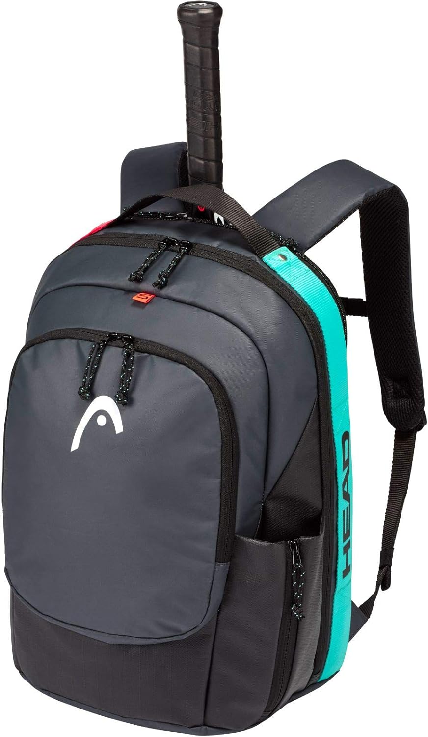 HEAD Gravity Sac à dos de tennis Noir/turquoise Taille unique Amazon