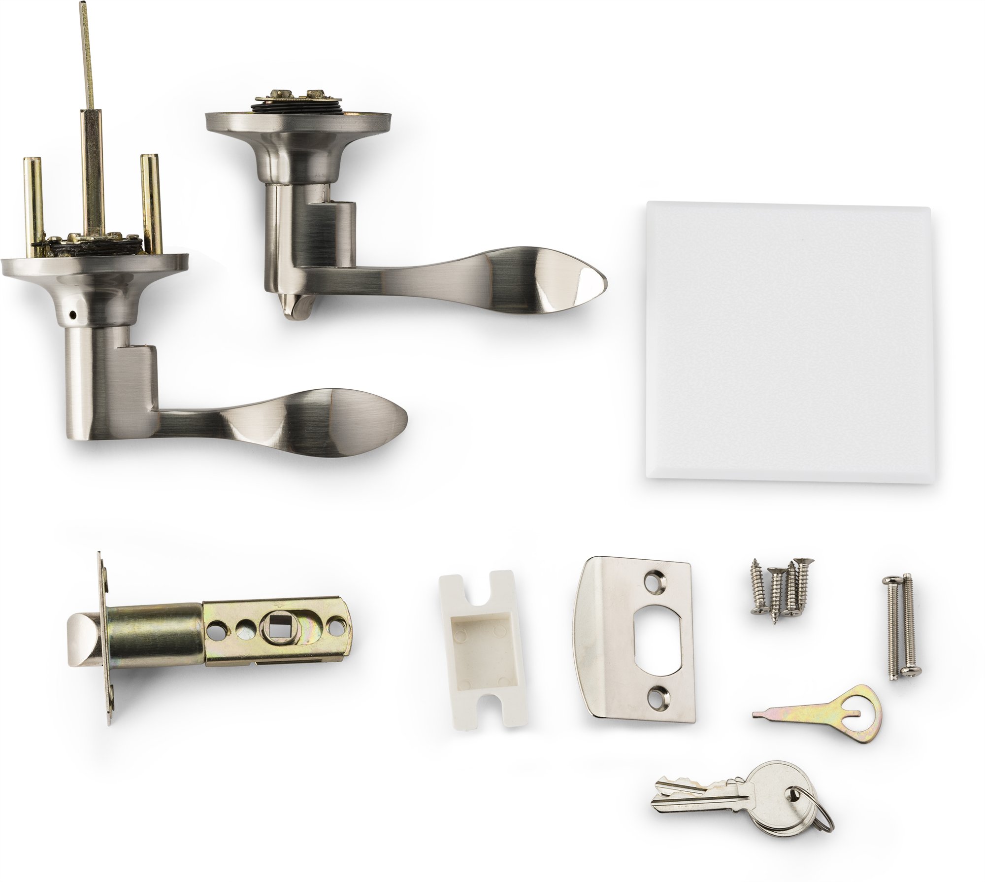 Berlin Modisch Entrance Lever door handle [Lock with Two keys] for