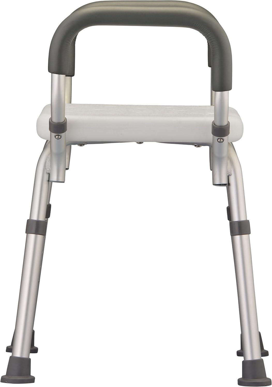 NOVA Medical Products Shower and Bath Chair with Arms, Quick & Easy Tools Free Assembly, Lightweight and Seat Height Adjustable, Great for Travel, White: Health & Personal Care