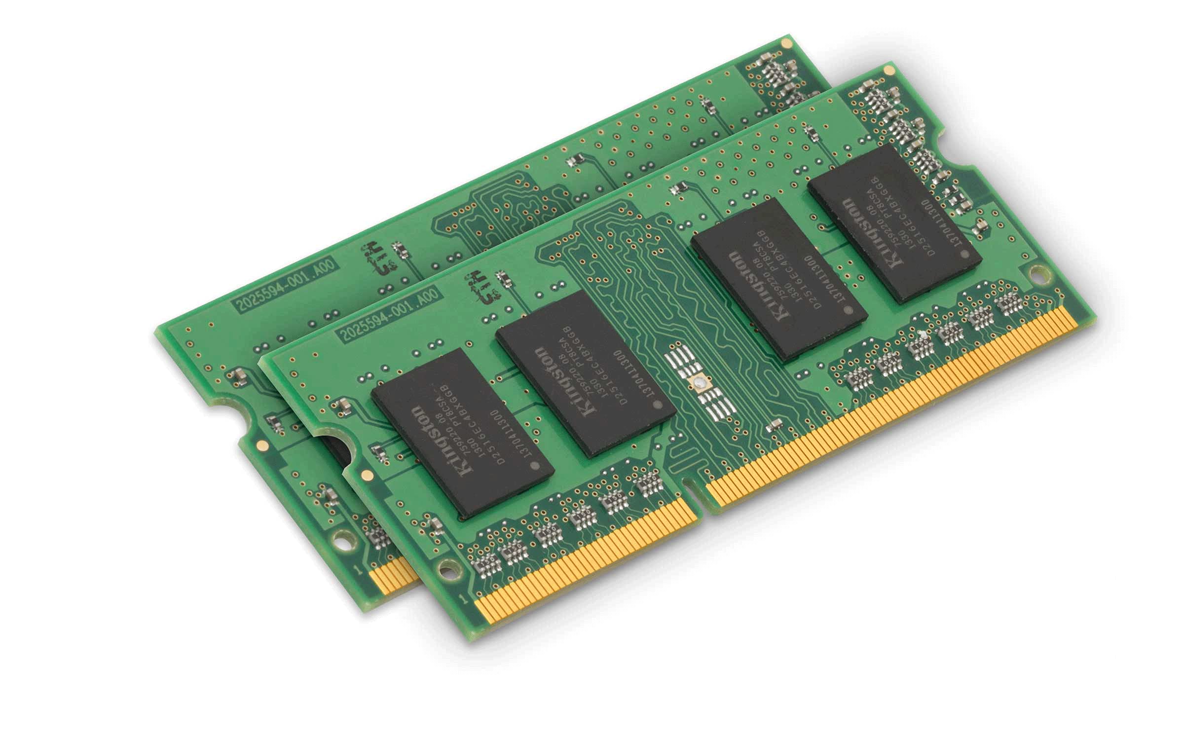 Kingston ValueRAM 16GB (2x8GB)Kit of 2 1600MT/s DDR3 Non-ECC CL11 SODIMM 1.35V KVR16LS11K2/16 Laptop Memory