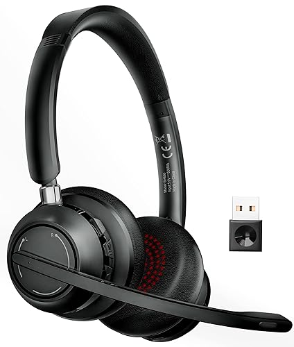Bluetooth Headset with Noise Canceling Microphone Wireless