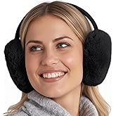 Brook + Bay Ear Muffs Winter Women - Winter Ear Muffs for Women - Adjustable Fluffy Folding Earmuffs - Women's Earmuffs