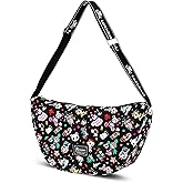 Tokidoki Crescent Bag for Women Crossbody Bag with Adjustable Strap Cartoon Unicorno Shoulder Handbags for Travel