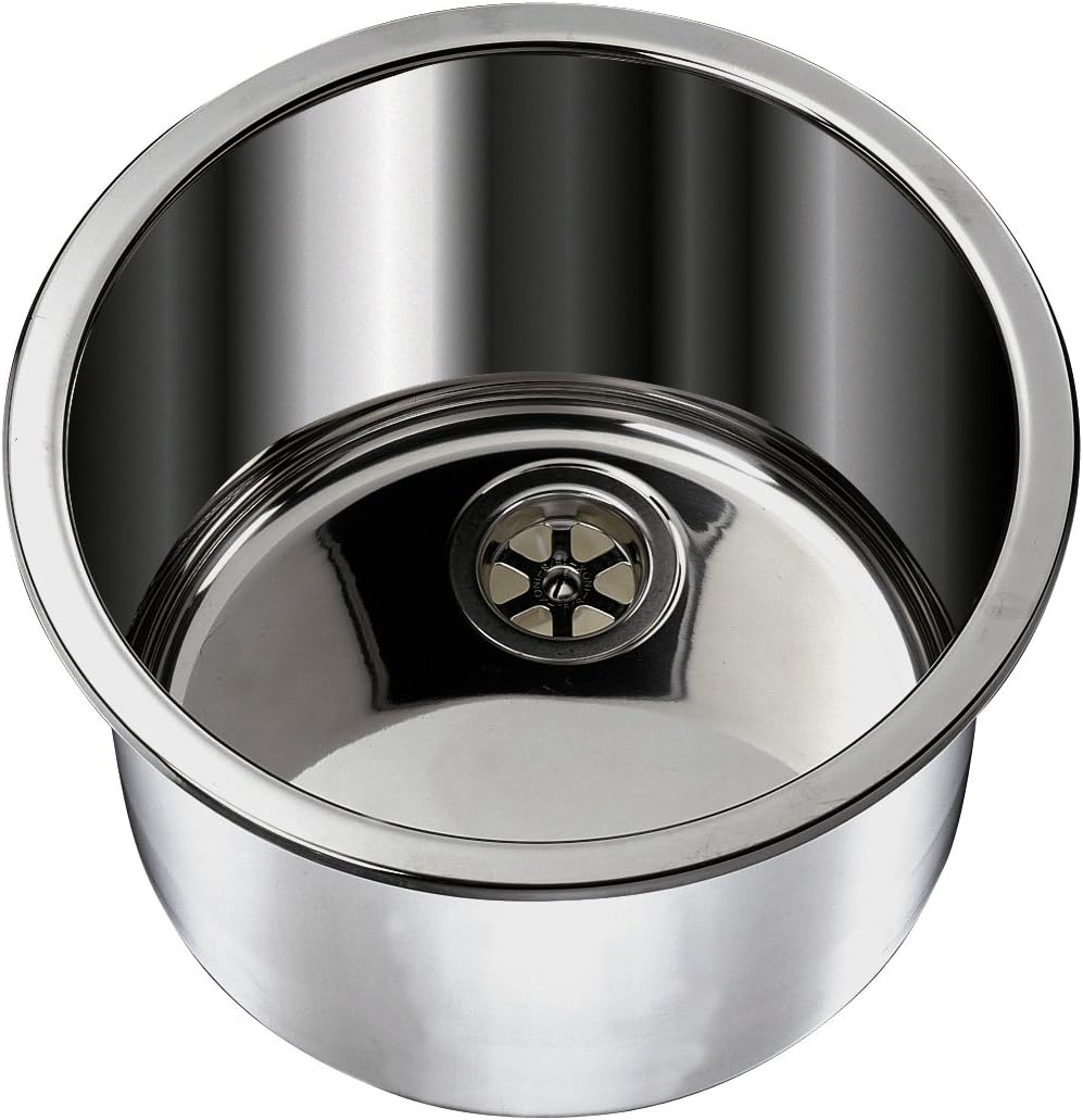 Ambassador Marine Cylinder Stainless Steel Brushed Finish Sink Amazon