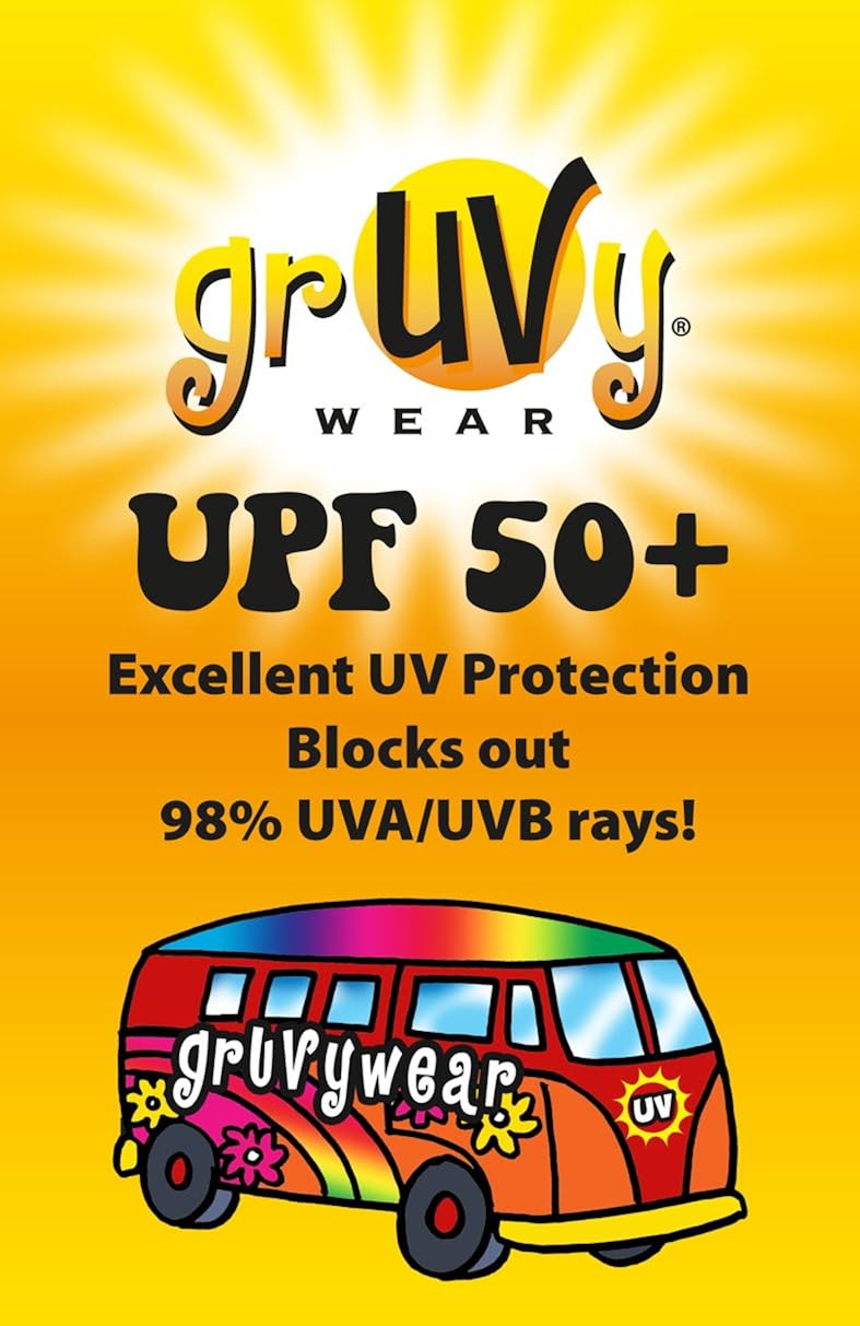 grUVywear Girls Bikini Swim Skirt, Cover Up, Sun Protective UPF 50+ Suit Bottom: Clothing