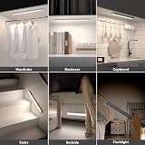 OUILA Under Cabinet Light 43cm 2500mAh Motion Sensor 5000K USB Wireless 2 Pack view 5