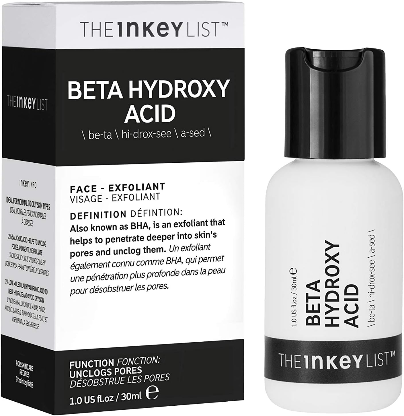 inkey list beta hydroxy acid serum