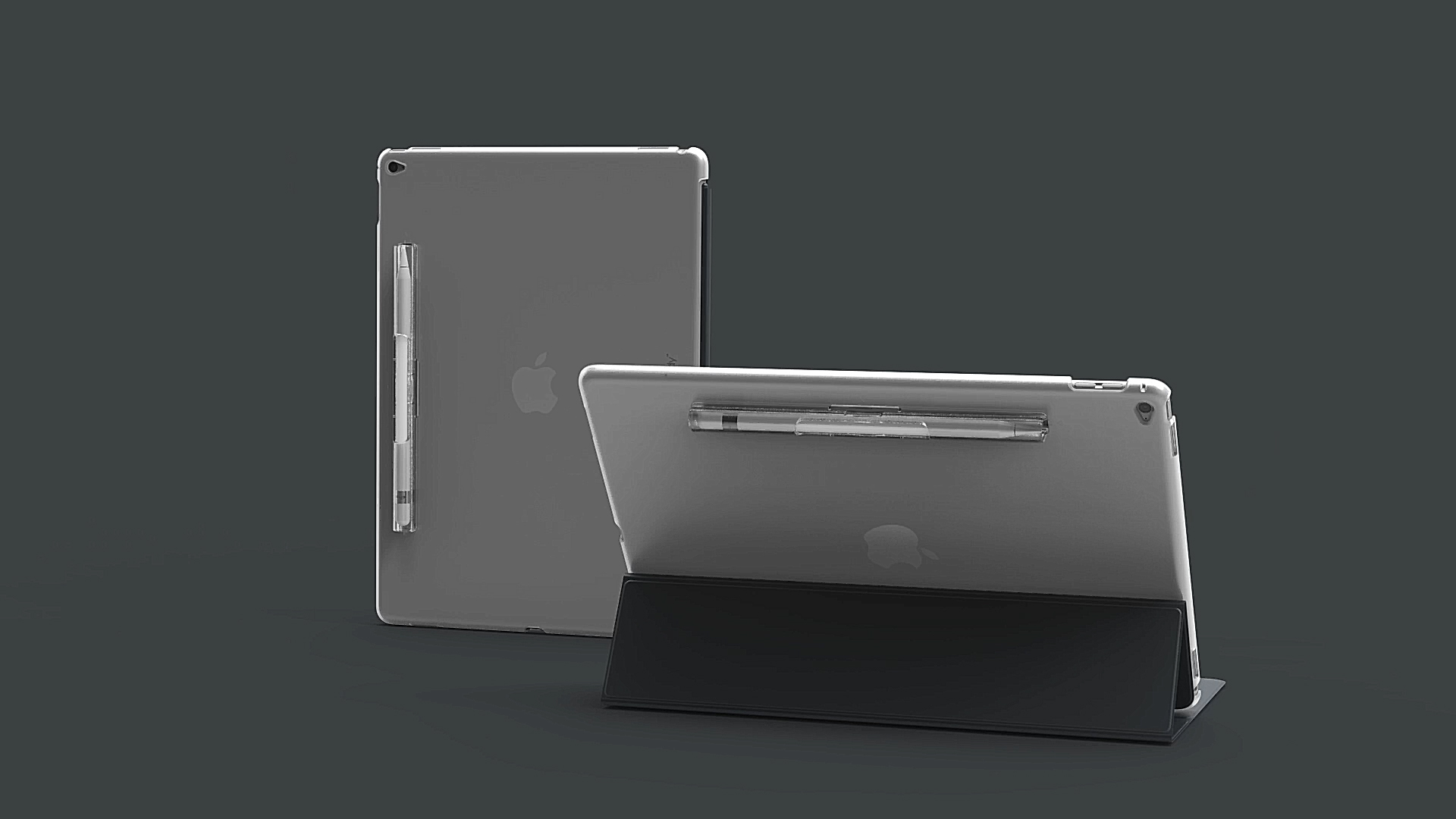 SwitchEasy 2019 iPad Air 3 Case, CoverBuddy Back Cover with Pencil Holder for iPad Air 3rd