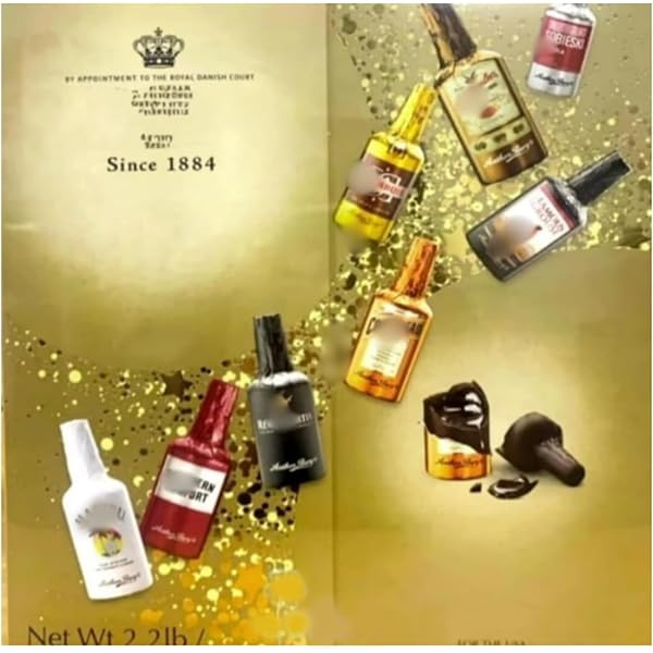 2 Packs Anthon Berg Dark Chocolate Liqueur Bottles - 64ct Each (128 Total) | Danish Alcohol Chocolates 3 thumbnail image