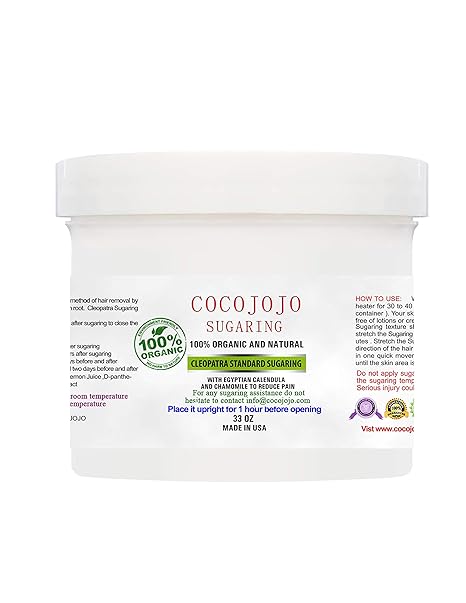 33 Oz Cocojojo Sugar Wax Sugaring Hair Removal 100 Natural Paste