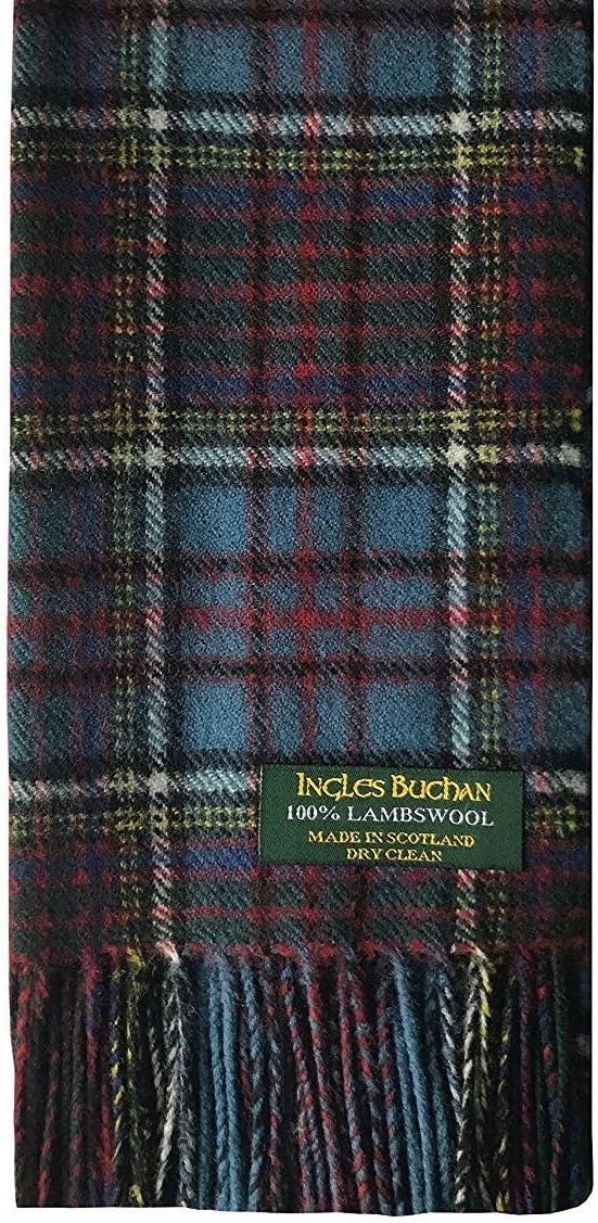 Pure Lambswool Clan Tartan Scarf Made In Scotland