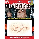 Veins 3D FX Transfers - Realistic Wound Special Effects for Halloween, Costume Makeup, and Horror Looks - Easy Water Application, Hollywood Quality